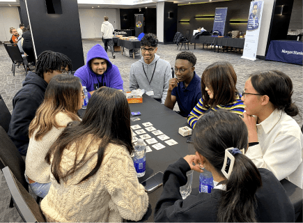 People playing card games